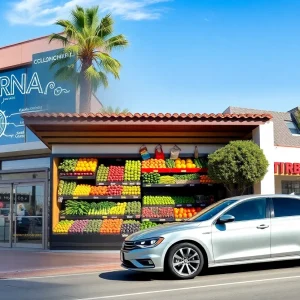 Collage of California business updates including retail and grocery