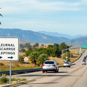 California highways with electric vehicles