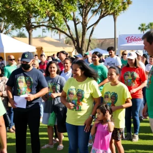 Community members celebrating together in Coronado