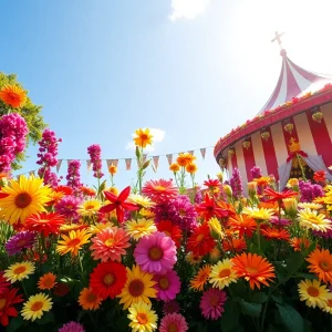 Vibrant floral display at the Coronado Flower Show 2025