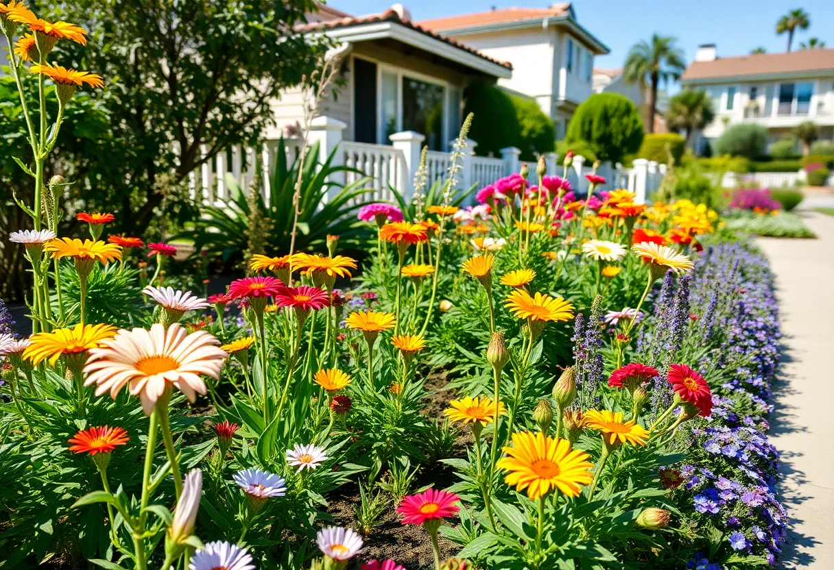Beautiful Coronado garden during Homefront Judging Weekend