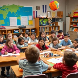 Students participating in language classes at the John D. Spreckels Center in Coronado.