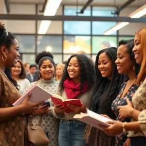 Community event celebrating young women's empowerment