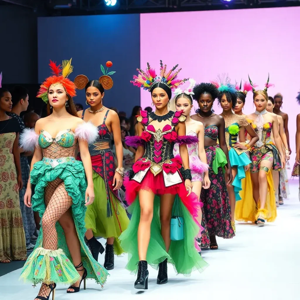 Fashion designs at the Her Universe Fashion Show in San Diego