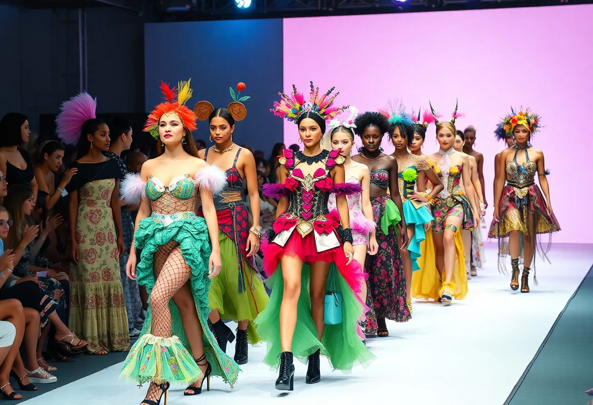 Fashion designs at the Her Universe Fashion Show in San Diego