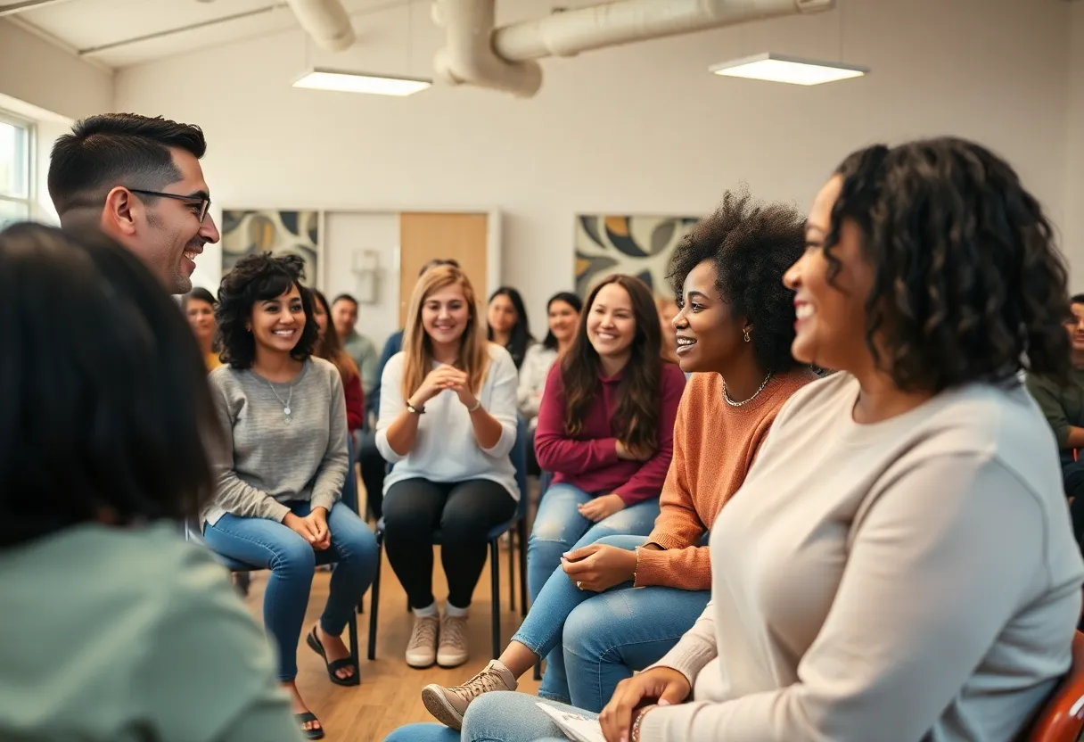 Participants engaged in acting workshops at the Coronado Community Center.