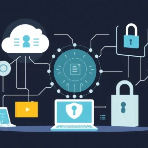 Illustration representing California's privacy regulations and automated decision-making technology.