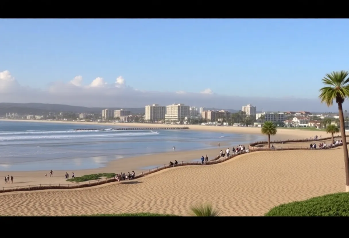 Community members discussing environmental issues in Coronado