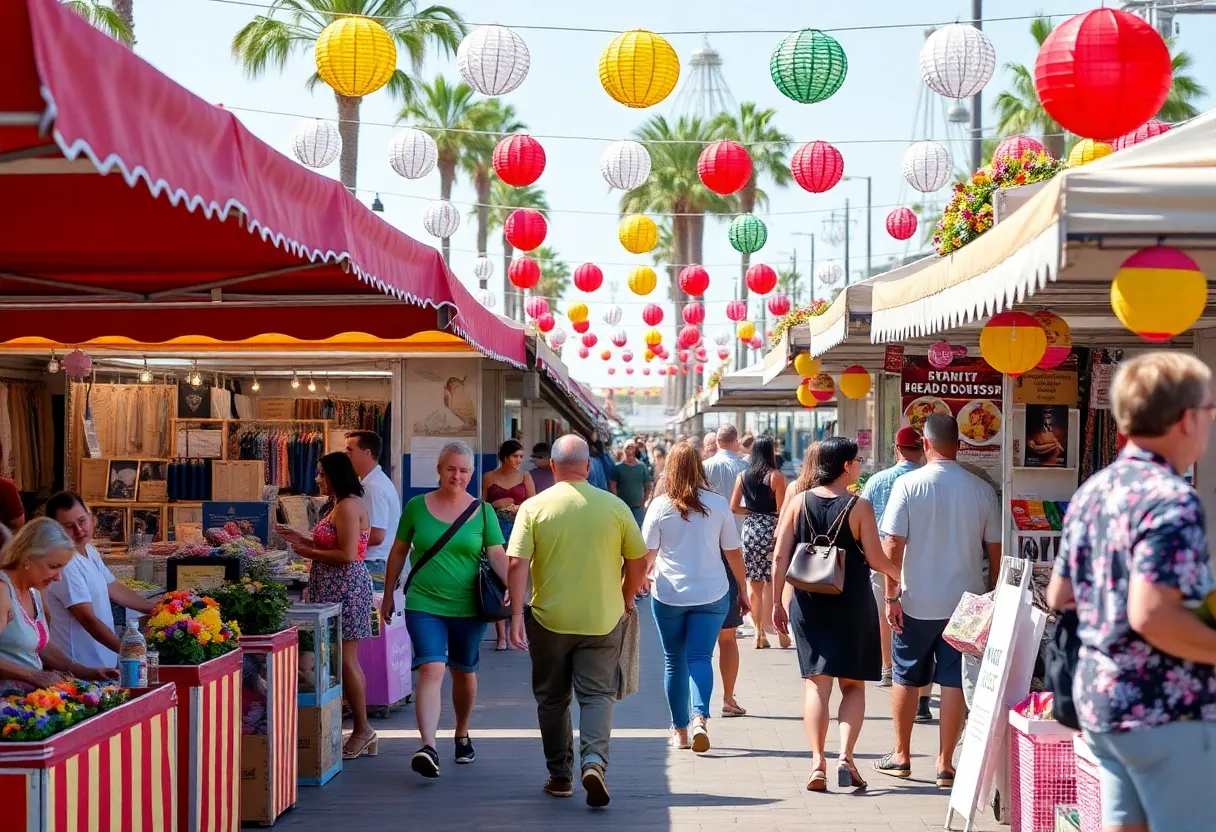 Local vendors at the Coronado Summer Fair Fundraiser