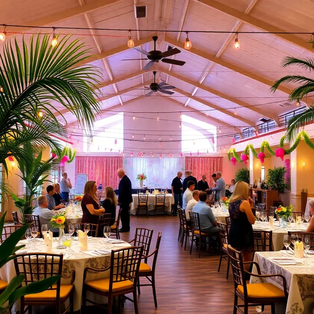 An island-themed fundraising event at Coronado Community Center