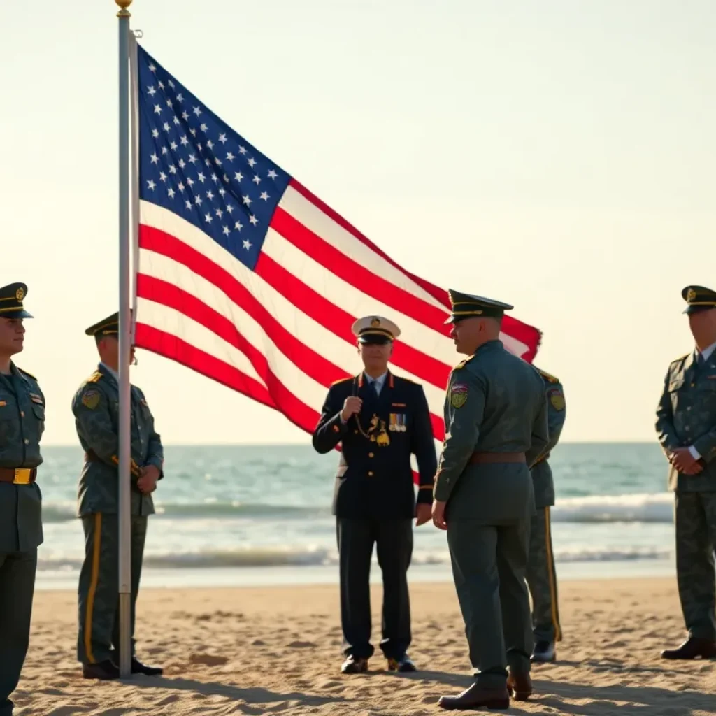 Ceremony honoring Navy SEAL Nathan Gage Ingram at Imperial Beach