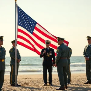 Ceremony honoring Navy SEAL Nathan Gage Ingram at Imperial Beach