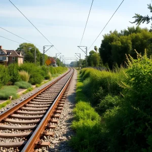 Enhanced rail corridor in Orange County for climate resiliency