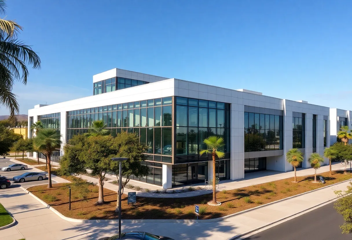 Public Health Lab building in Kearny Mesa, San Diego