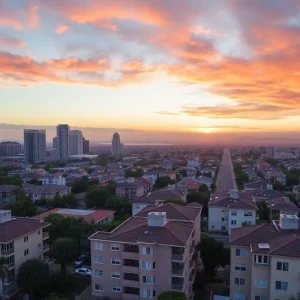 Cityscape of San Diego representing the housing crisis