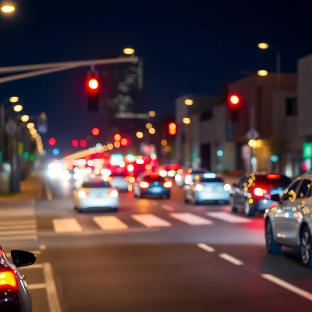 Emergency response at a traffic accident scene in San Diego