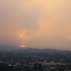 Wildfires burning in San Diego with strong winds