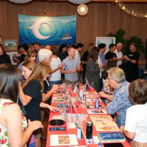 Guests at the Coronado community event for ocean conservation
