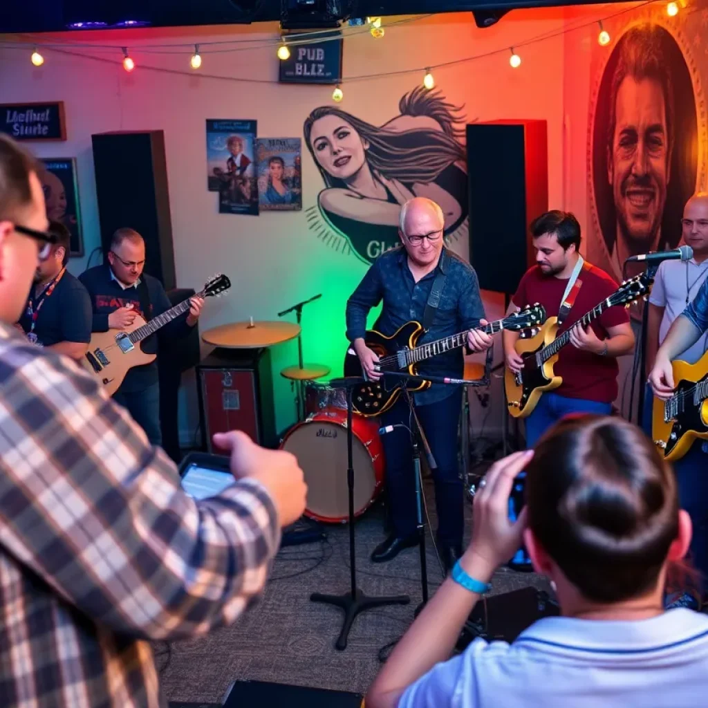 The BlueFrog Band performing live at McP's in Coronado.