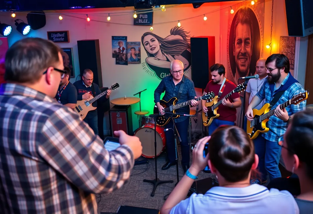 The BlueFrog Band performing live at McP's in Coronado.