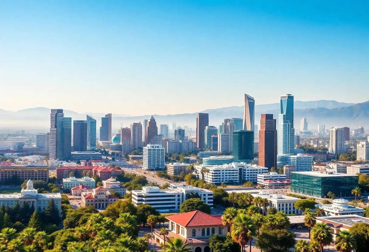 California landscape illustrating economic activity and innovation