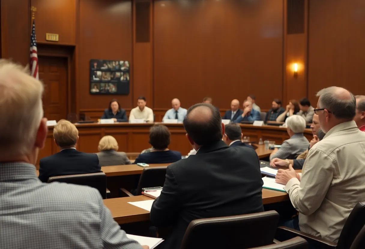 Council members discussing regulations in Coronado City Council Chamber