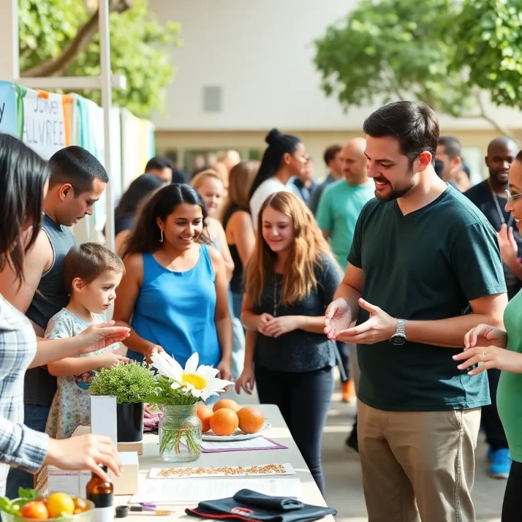 Participants enjoying activities at Coronado's Mental Health & Wellness Fair