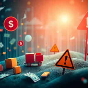 Abstract image representing financial fraud in the gig economy