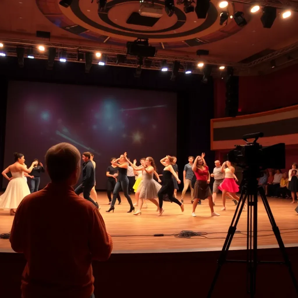 Dancers performing on stage during the Envision event