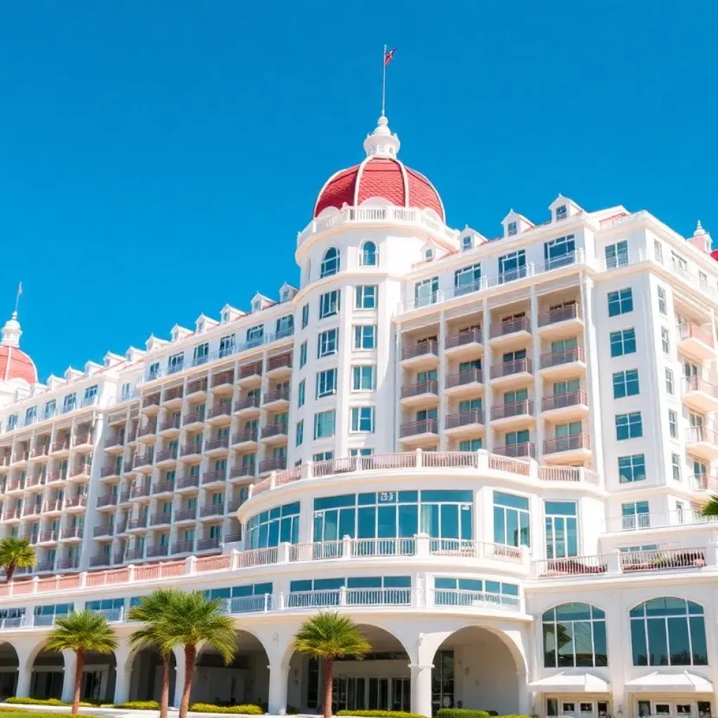 Exterior view of the revitalized Hotel del Coronado with modern enhancements.