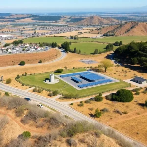 Proposed site for a lithium battery storage facility near Saddleback College