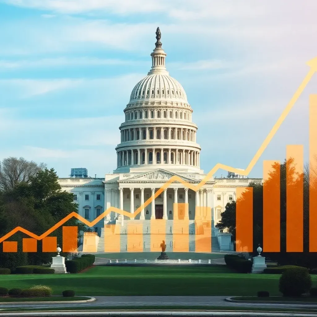 Chart showing rising U.S. Treasury yields after credit downgrade