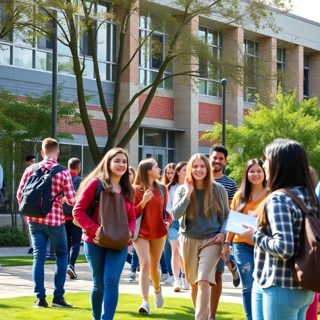 University of San Diego campus with military-connected students