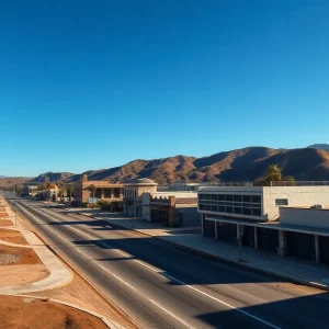 Empty film set locations in California representing the decline in the film industry