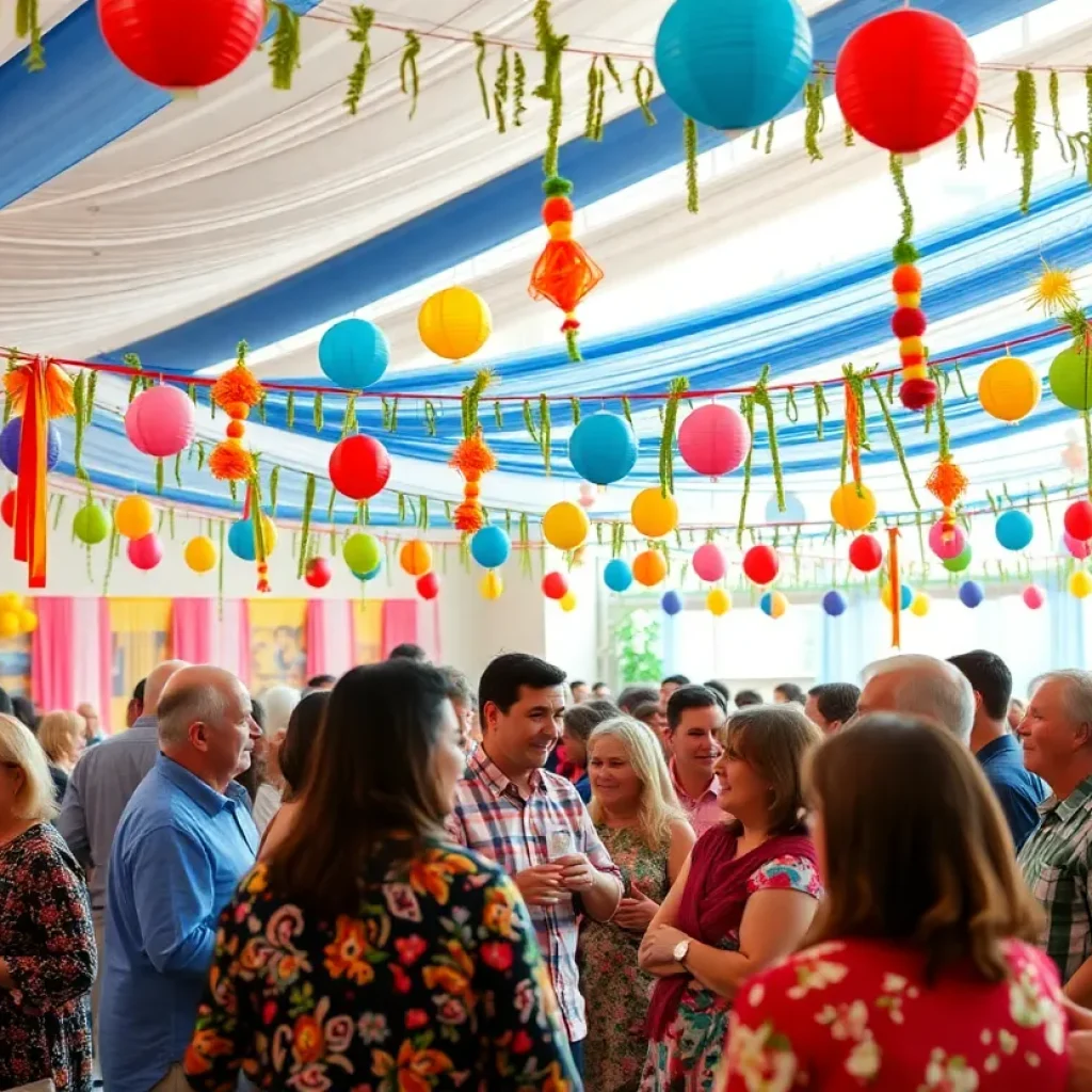 Guests and members celebrating at the Soroptimist International of Coronado event