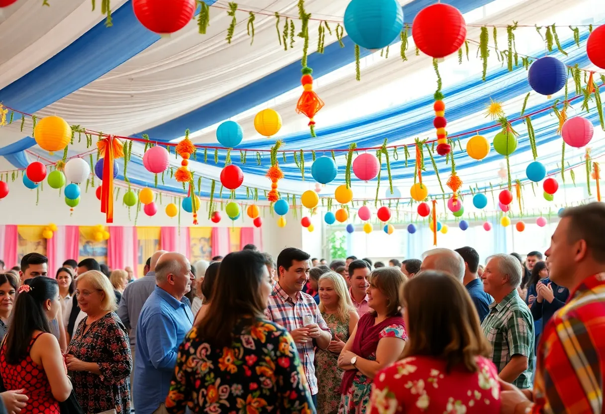 Guests and members celebrating at the Soroptimist International of Coronado event
