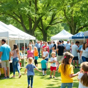Families enjoying community events in Coronado