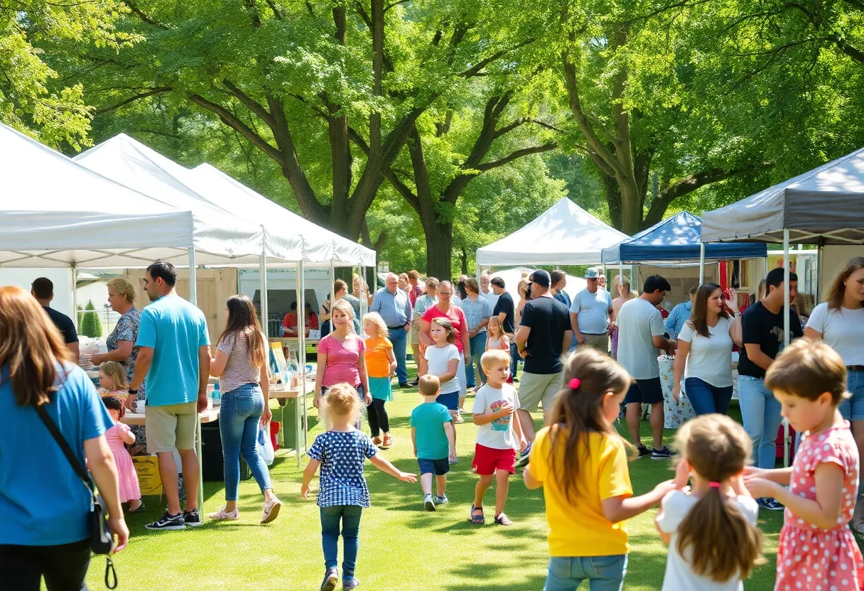 Families enjoying community events in Coronado