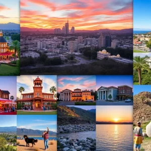 Scenic views and community events in Southern California towns