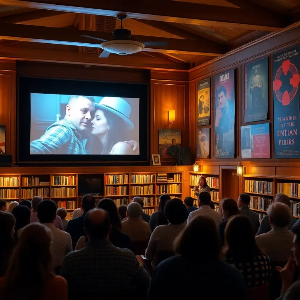 Audience enjoying a classic film at Coronado Film Forum