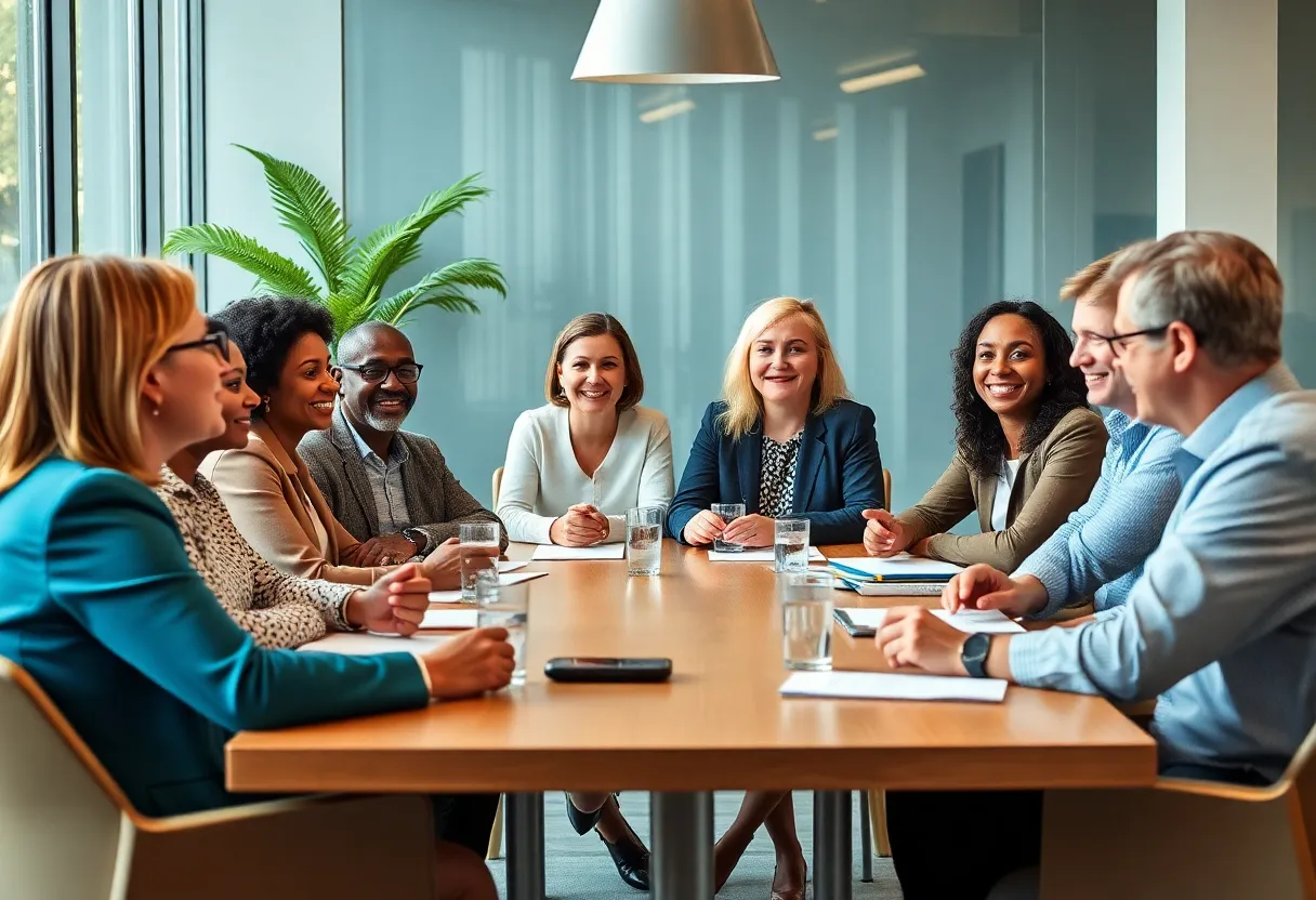 Discussion among nonprofit leaders at Coronado Roundtable