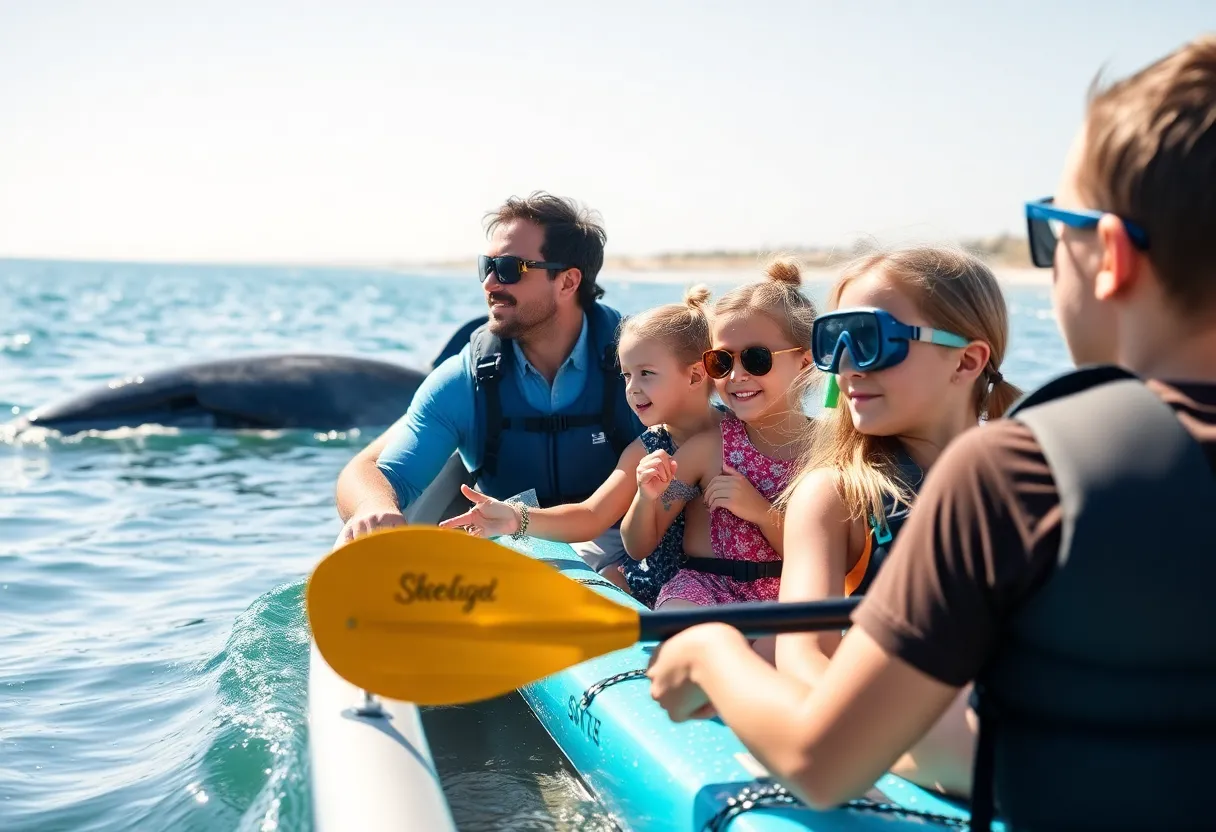 Families engaging in summer activities in San Diego
