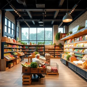 New Bed Bath & Beyond store concept in a neighborhood setting