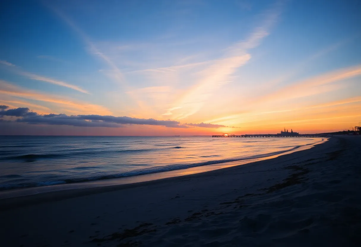 Sunset over Coronado Beach, representing a legacy of service.