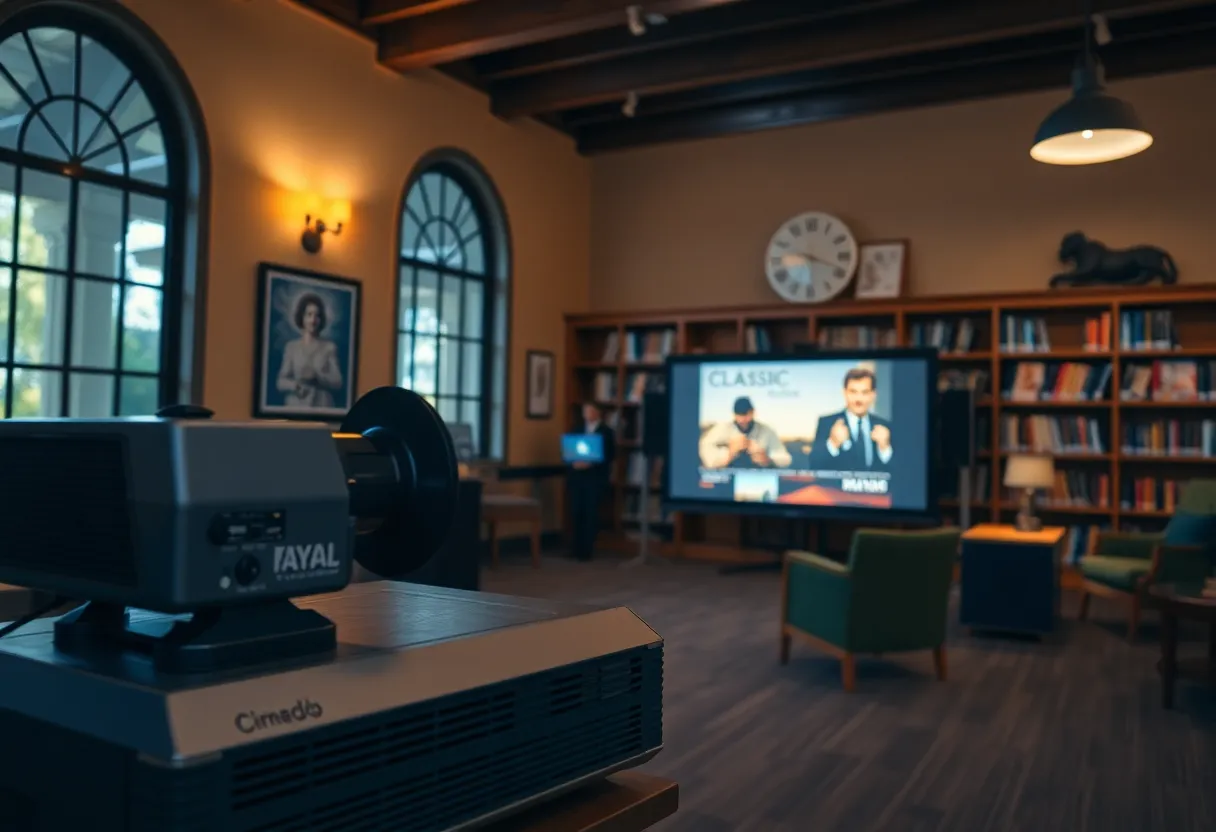 Screening event at Coronado Public Library featuring classic films.