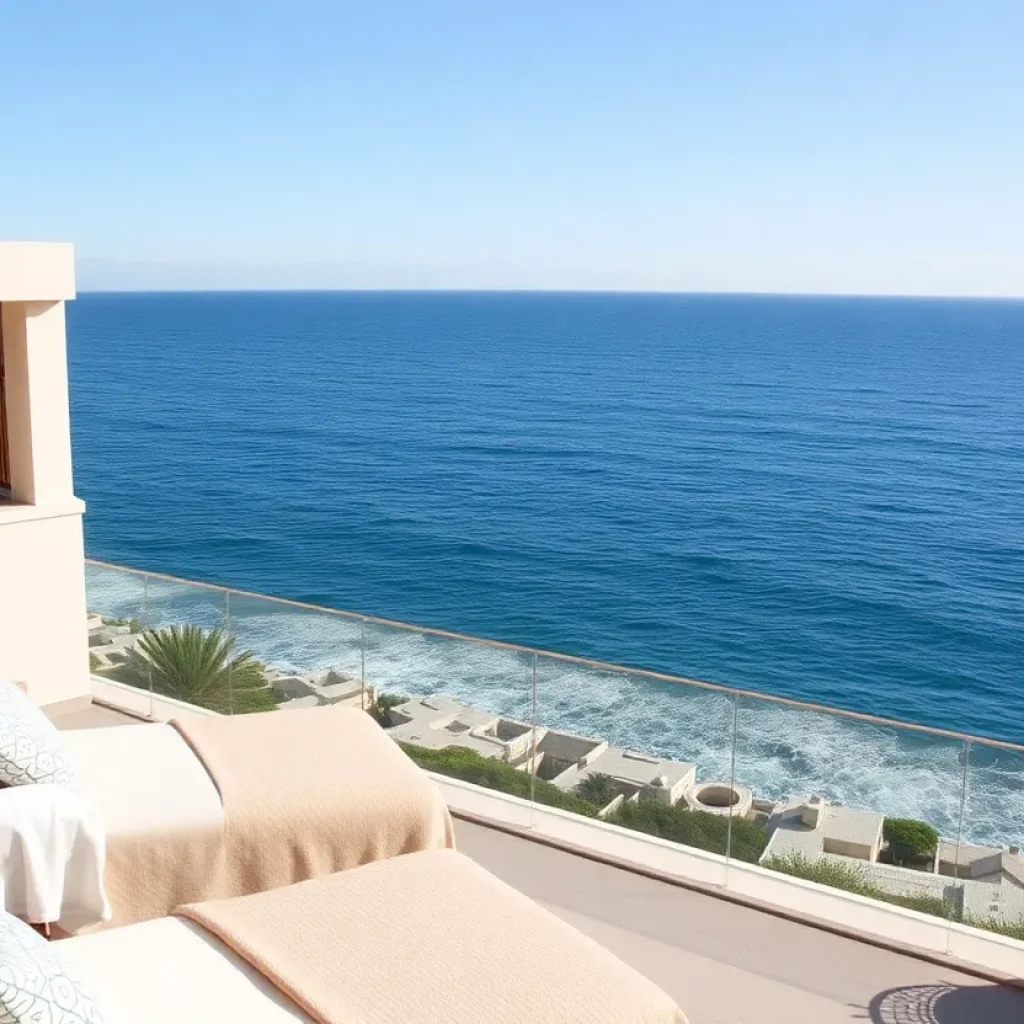 Scenic view of the ocean from The Bower Coronado.