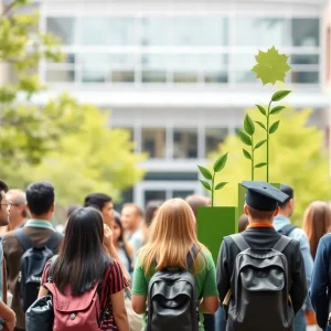Students engaged in educational activities at a California community college.