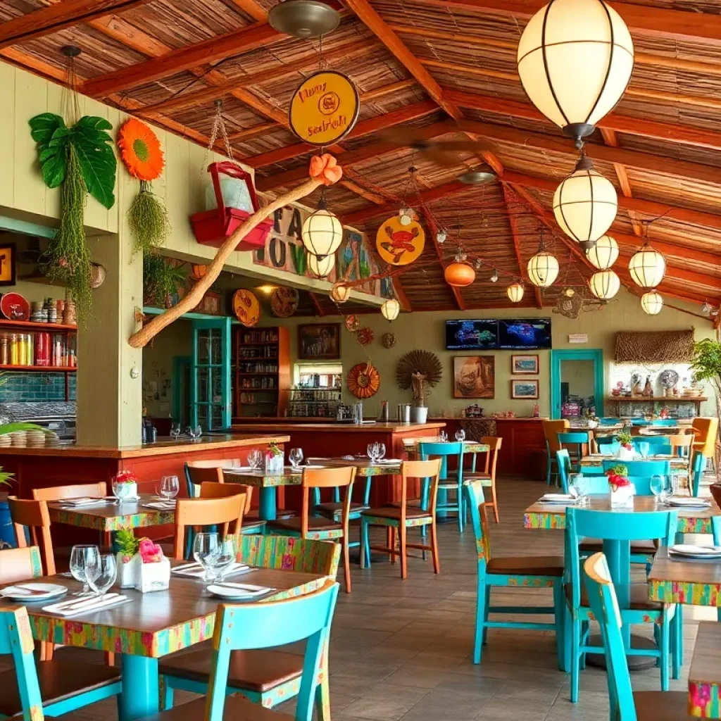 Exterior view of La Corriente seafood restaurant in Coronado