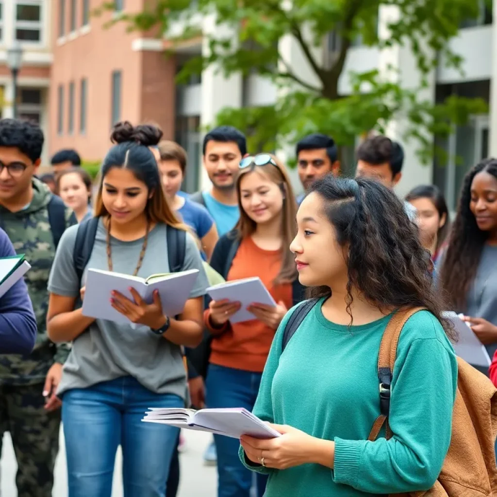 Military-connected students at USD engaging in support programs on campus