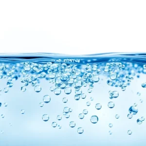 Illustration of nanobubbles enhancing water quality